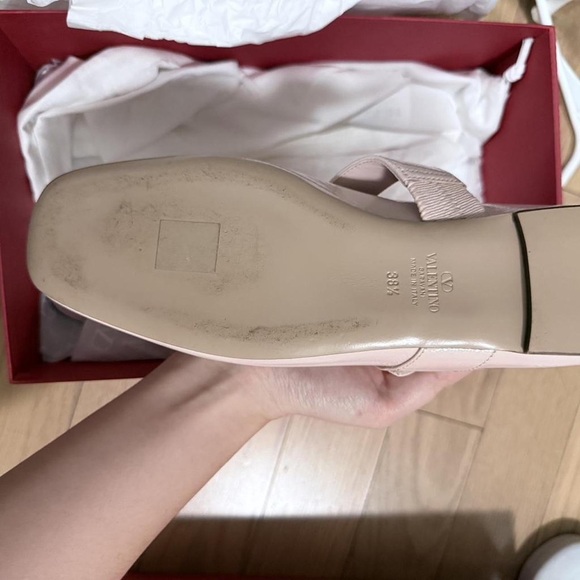 Valentino Blush Pink Mary Jane Flats - Picture 6 of 6